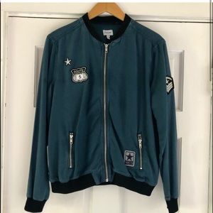 Denim blue bomber jacket L (sneek peek)
